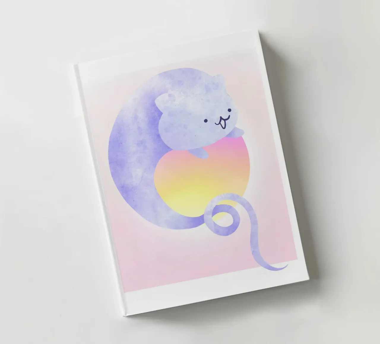 The Cat Ghost notebook by Lotta Cat Design