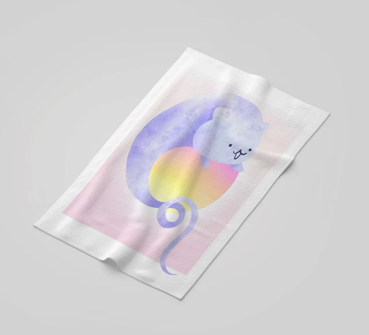 The Cat Ghost telo mare da Lotta Cat Design