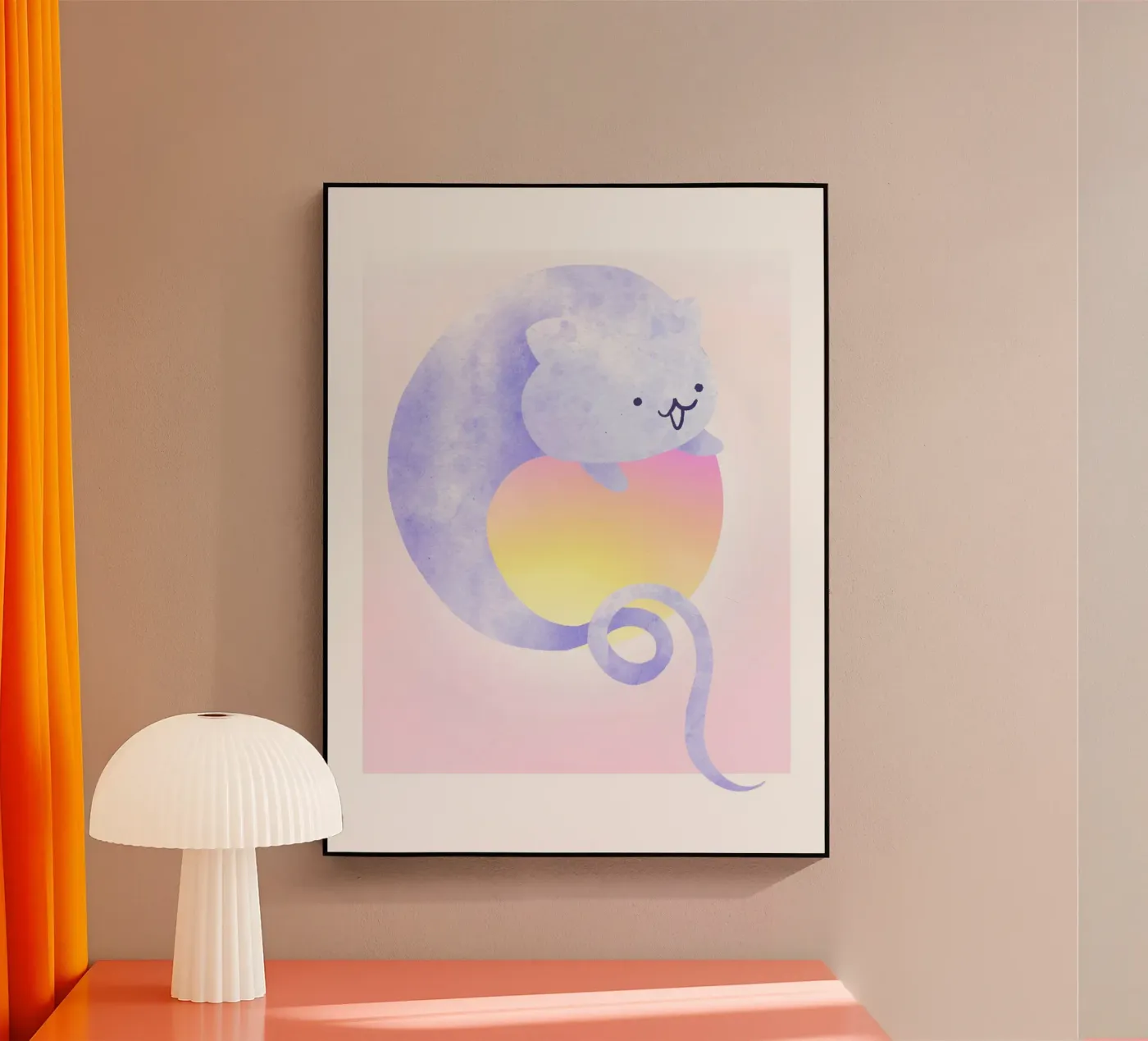 The Cat Ghost plexiglass da Lotta Cat Design