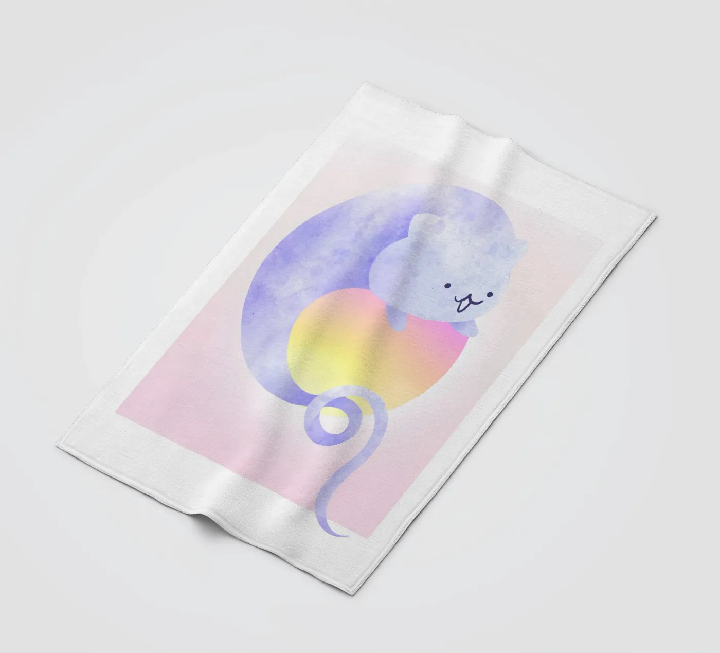 The Cat Ghost fleecedeken van Lotta Cat Design