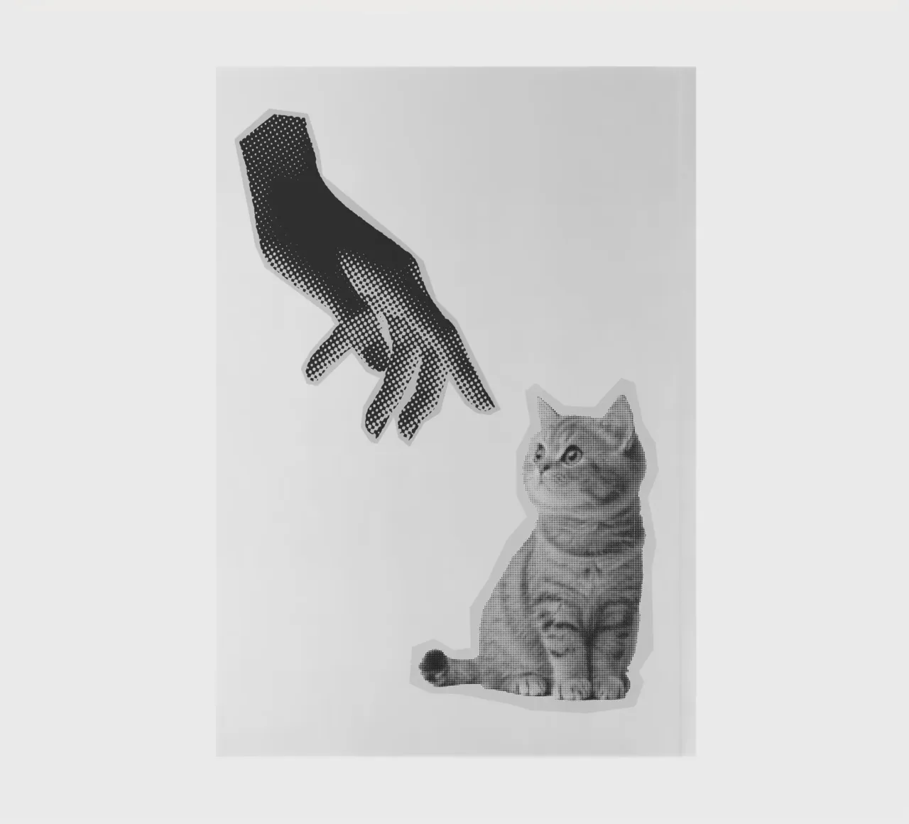 Don't Touch The Cat notebook by Lotta Cat Design