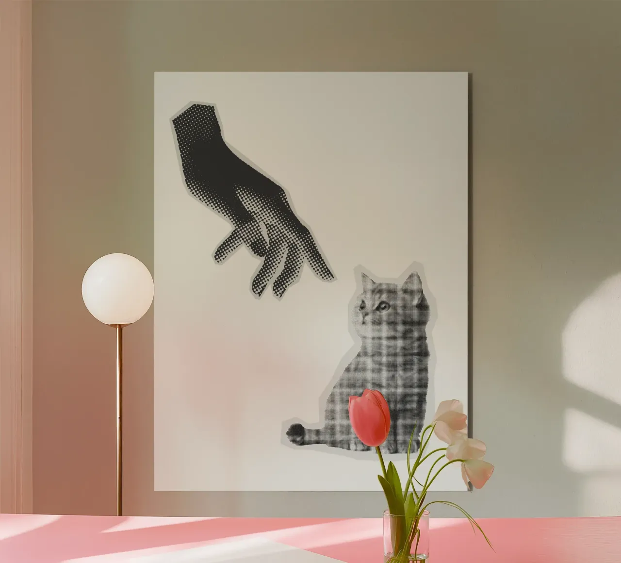 Don't Touch The Cat pannello forex da Lotta Cat Design