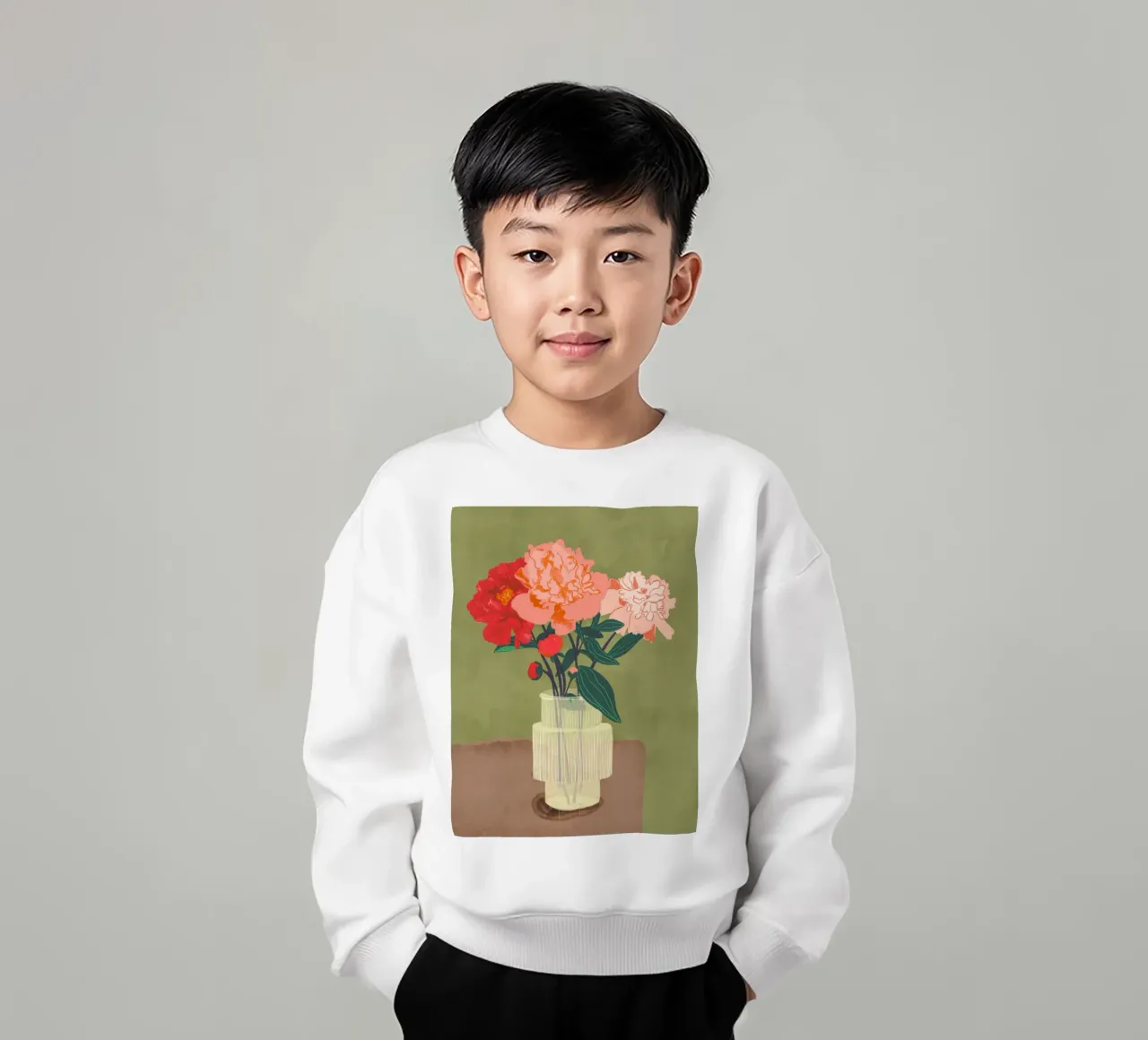 Peonies felpa bambino da GigiRosado