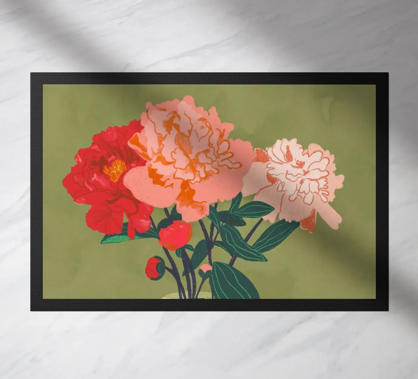 Peonies deurmat van GigiRosado