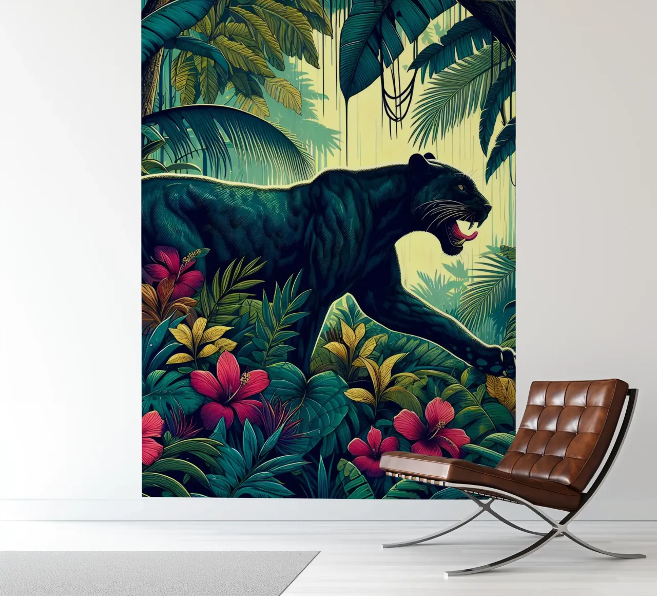 JUNGLE PANTHER Fototapete von ARTOMATIC
