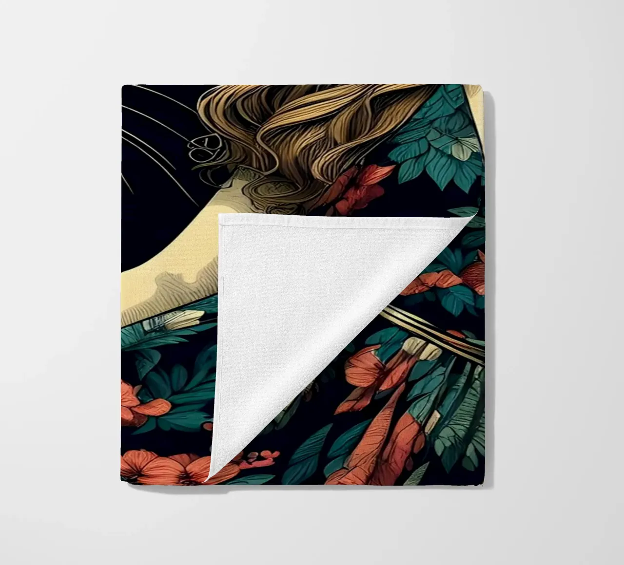 PANTERA E DONNA BOHO telo mare da ARTOMATIC