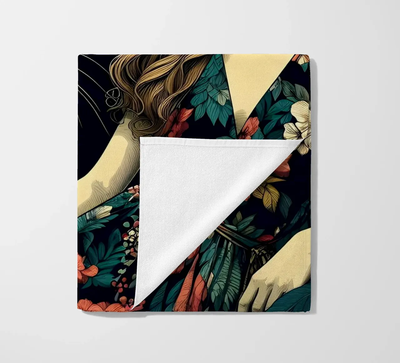 PANTERA E DONNA BOHO telo mare da ARTOMATIC