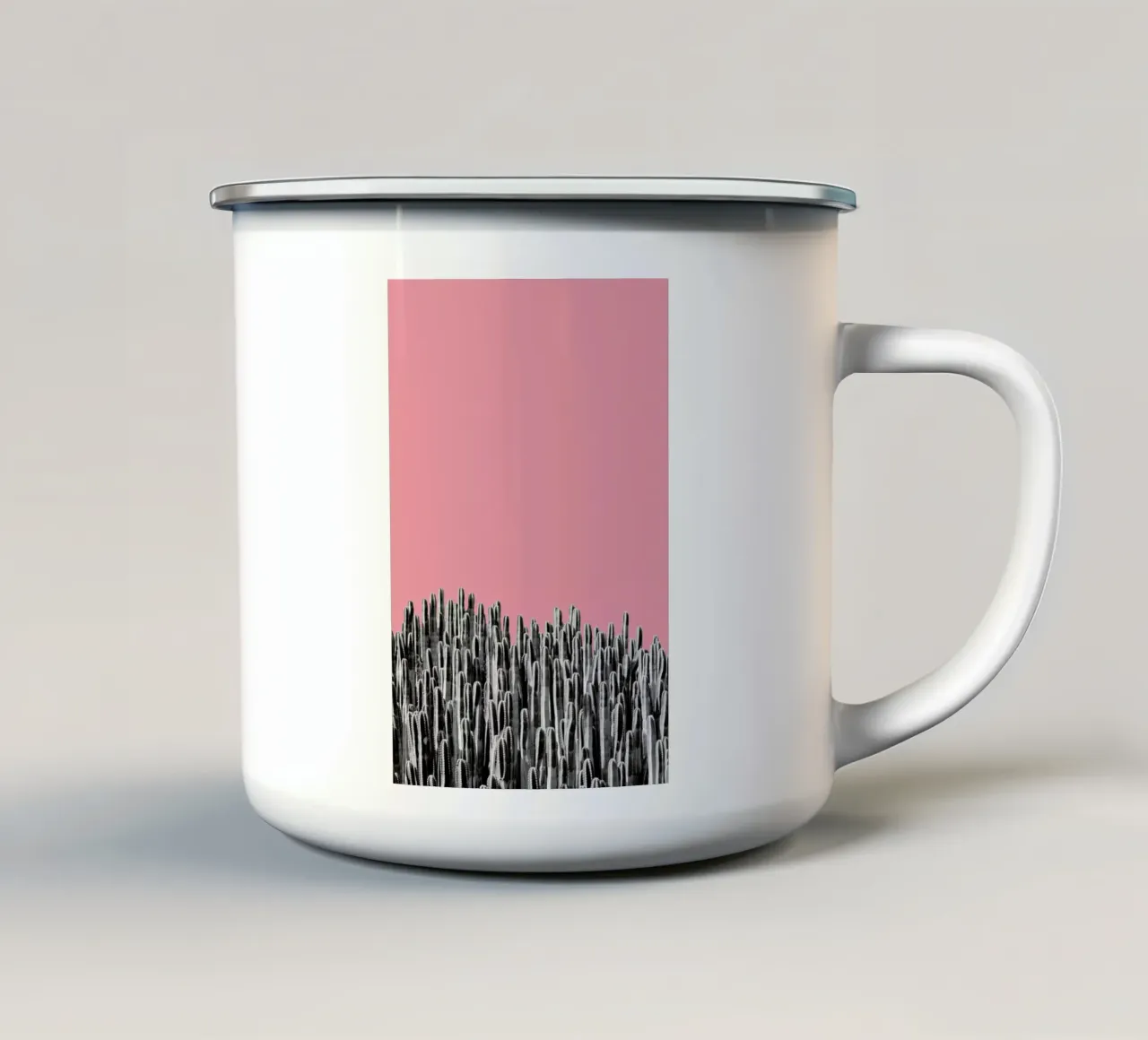 Cacti 02 tazza in smalto da Froilein Juno