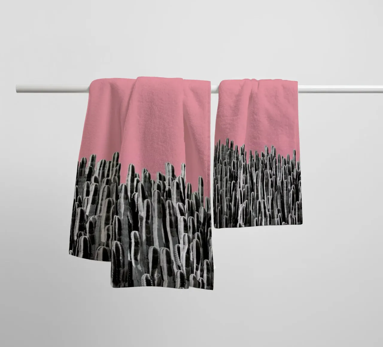 Cacti 02 asciugamano da bagno da Froilein Juno