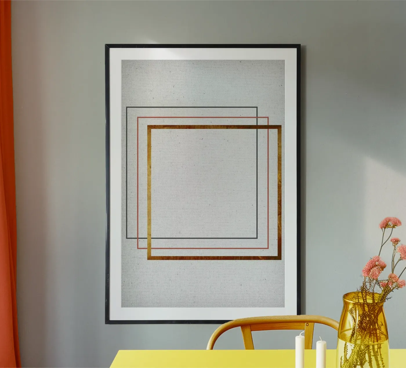 Square poster by Froilein Juno