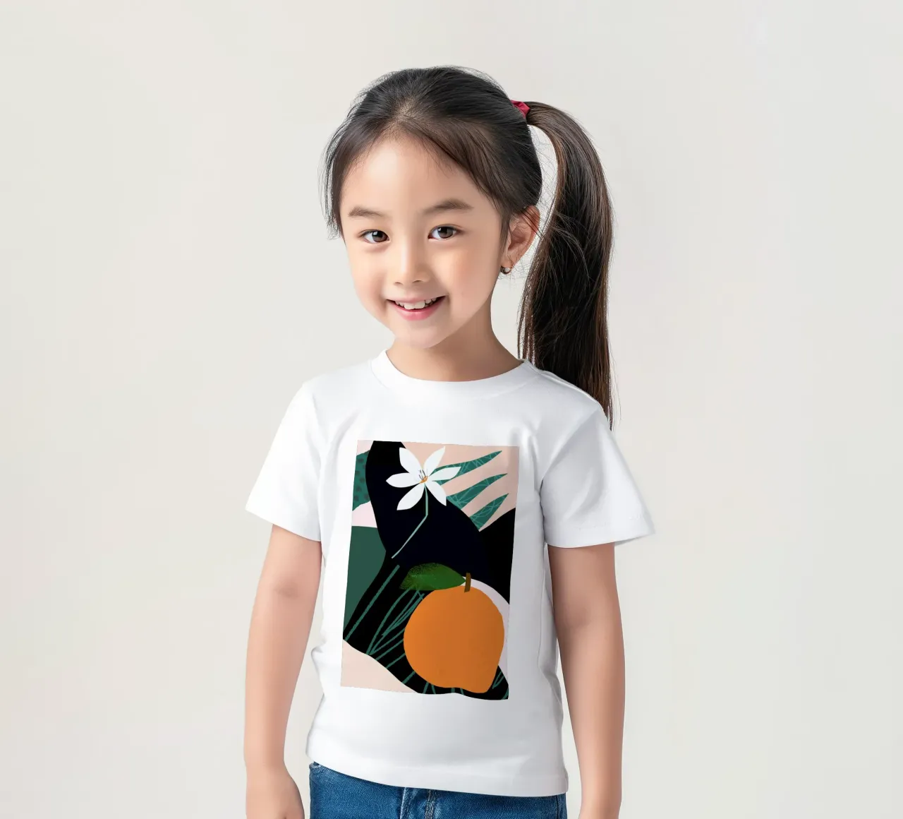 Orange t-shirt bambini da Tom Abbiss Smith