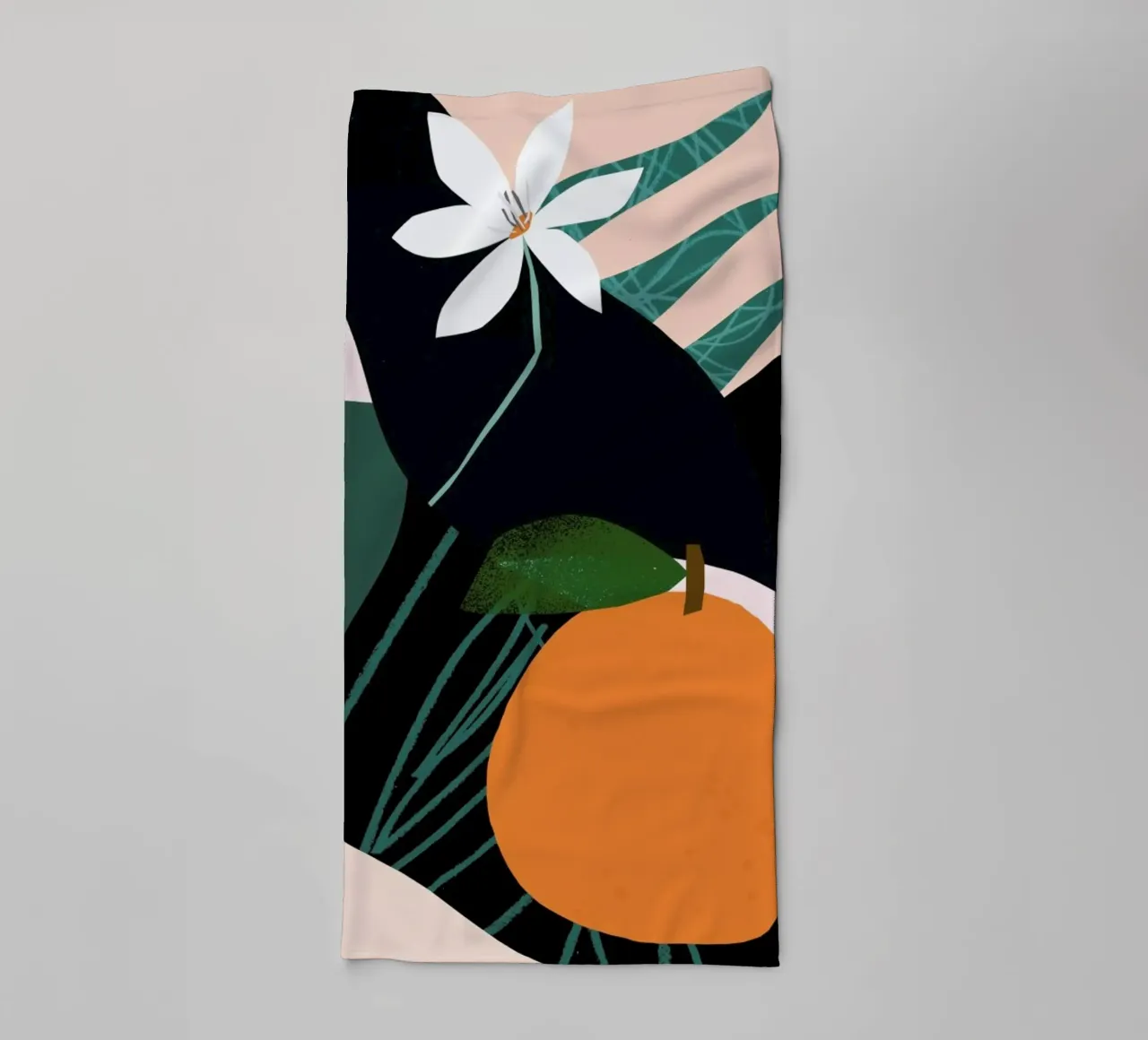 Orange towel by Tom Abbiss Smith