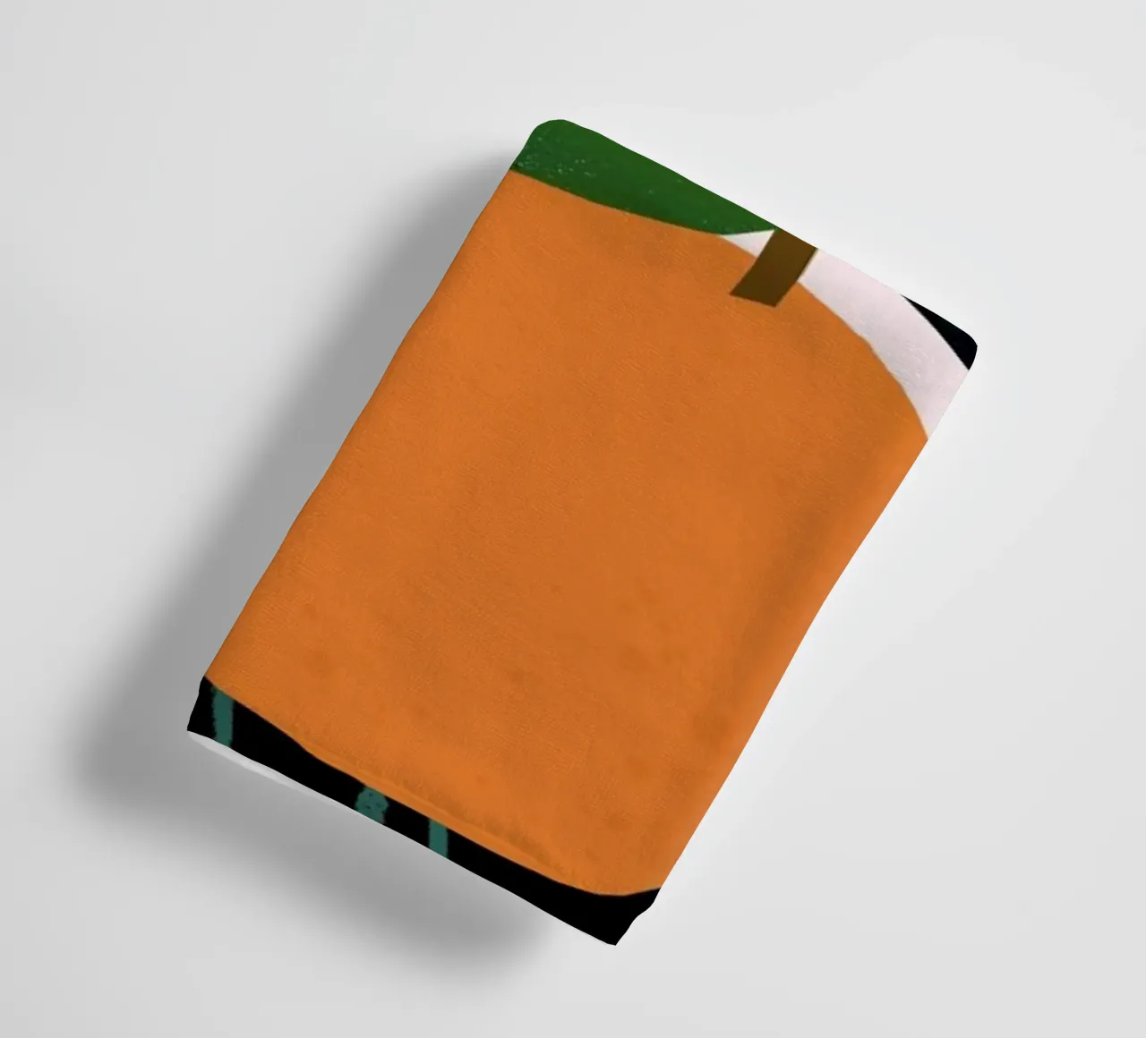 Orange towel by Tom Abbiss Smith