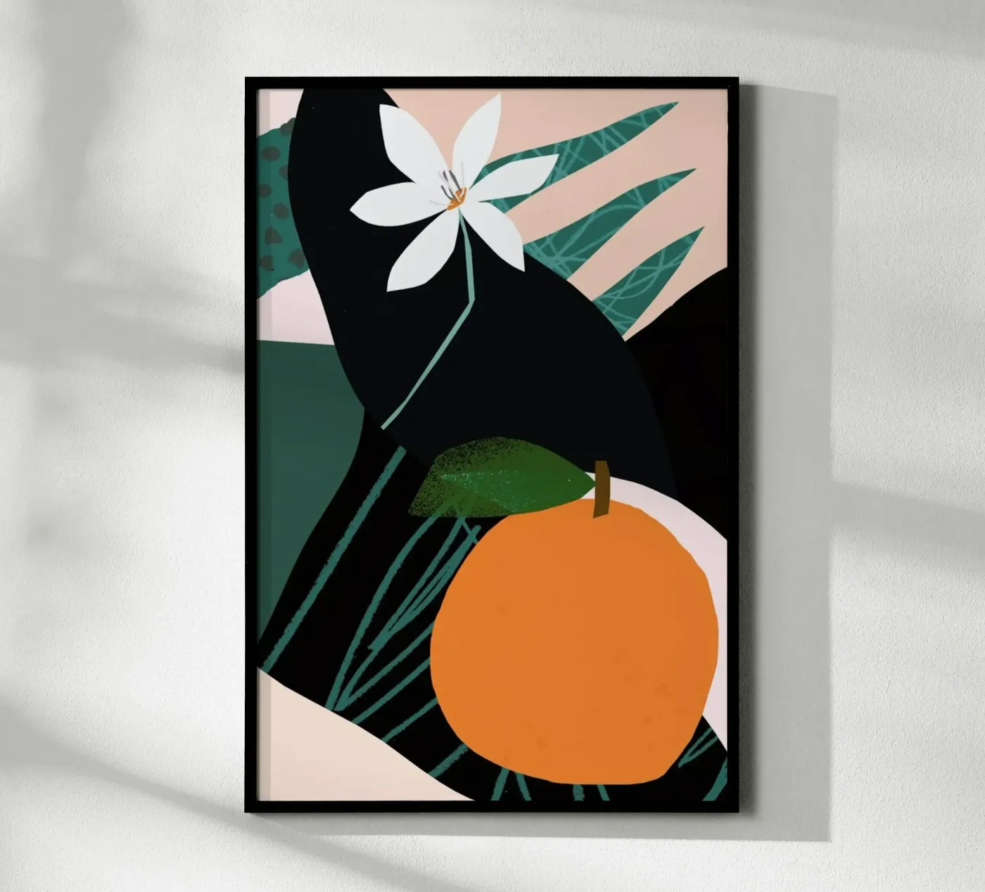 Orange poster van Tom Abbiss Smith