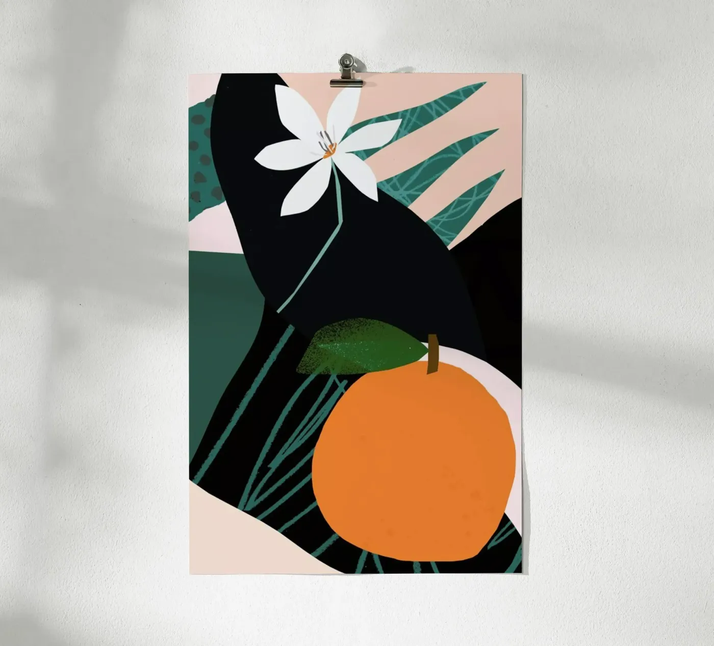Orange poster van Tom Abbiss Smith
