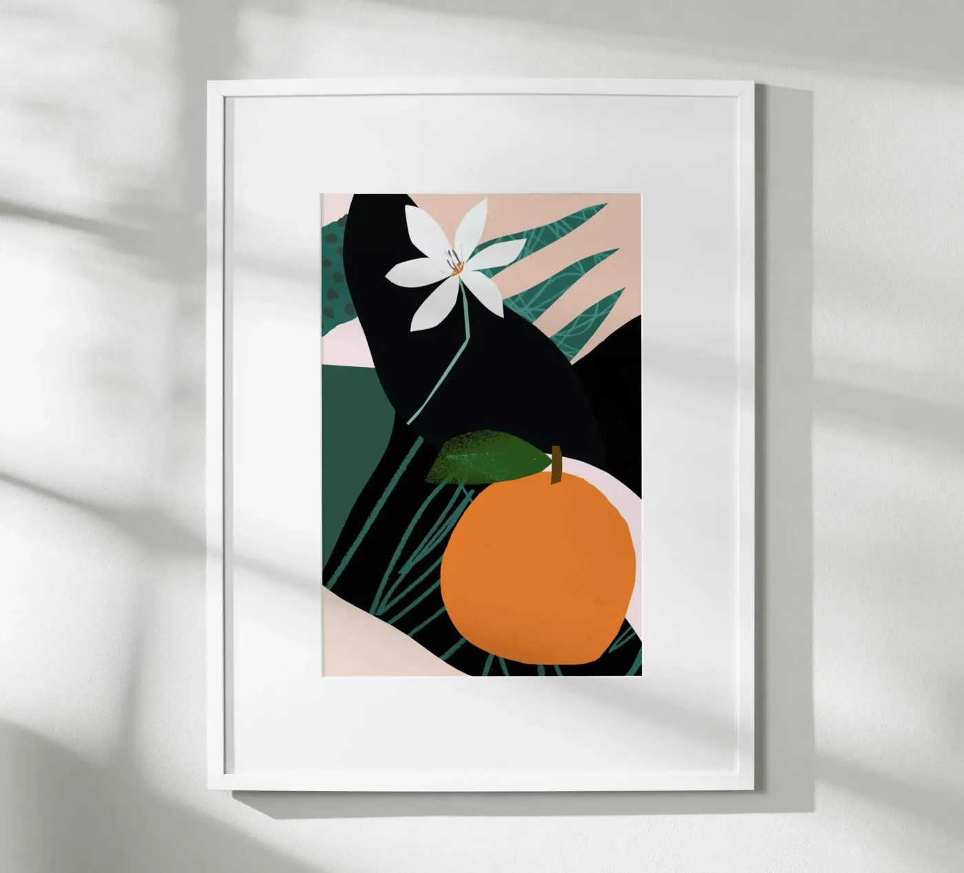 Orange poster van Tom Abbiss Smith