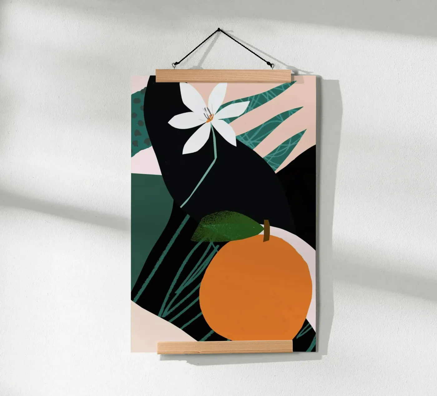 Orange poster van Tom Abbiss Smith