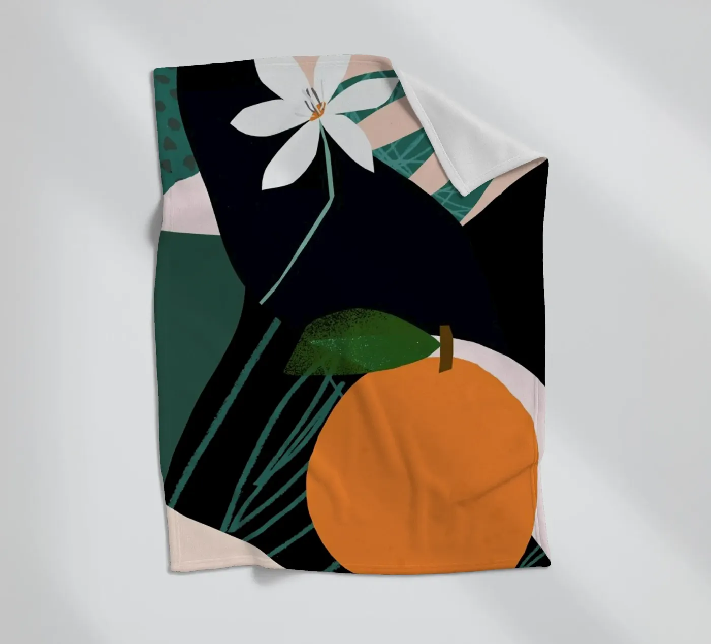 Orange fleecedeken van Tom Abbiss Smith