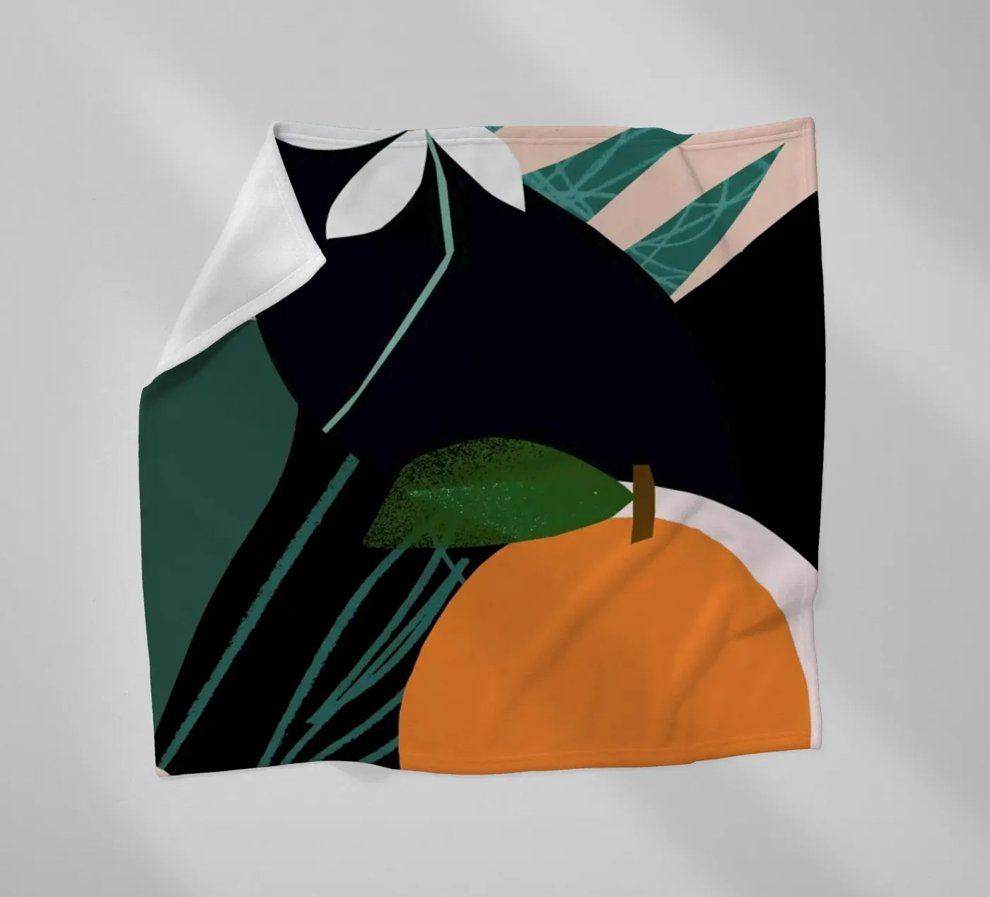 Orange fleecedeken van Tom Abbiss Smith