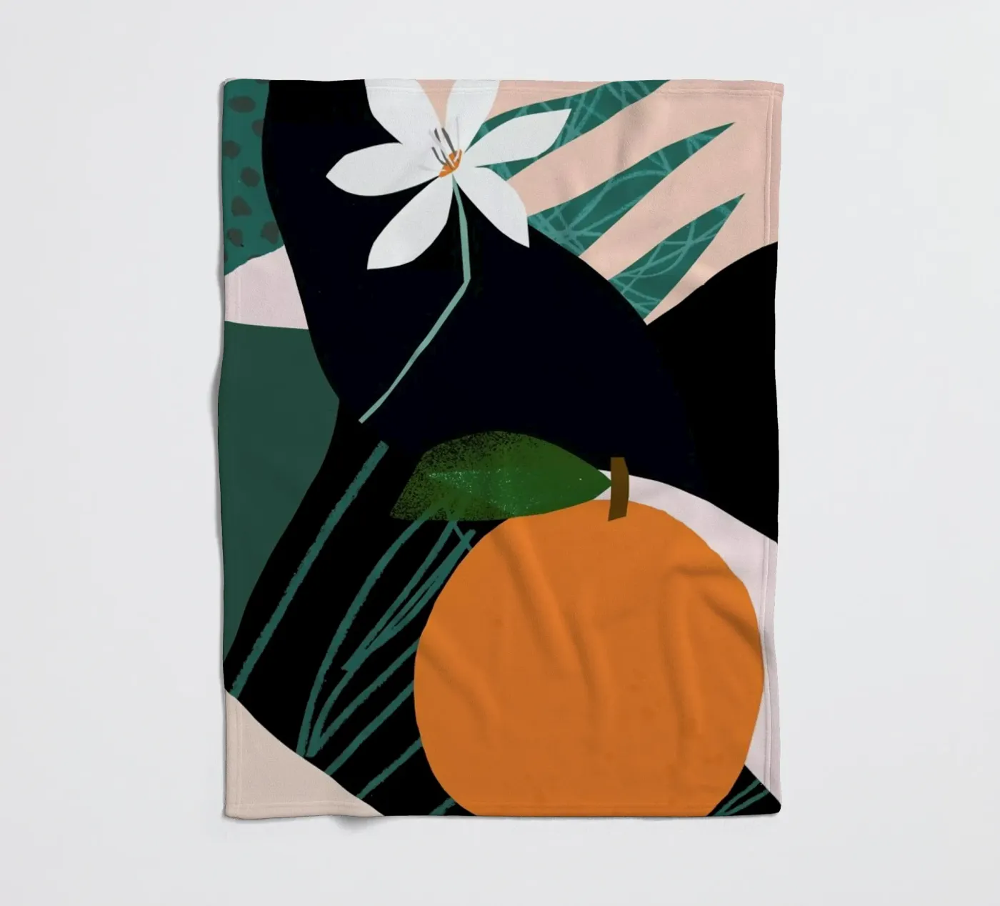 Orange fleecedeken van Tom Abbiss Smith