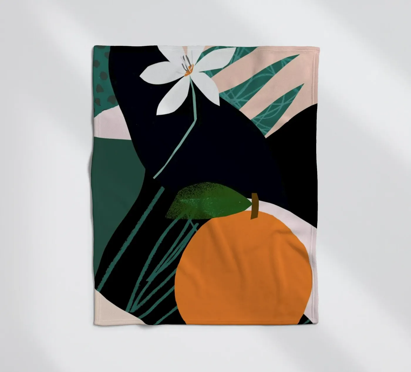 Orange fleecedeken van Tom Abbiss Smith