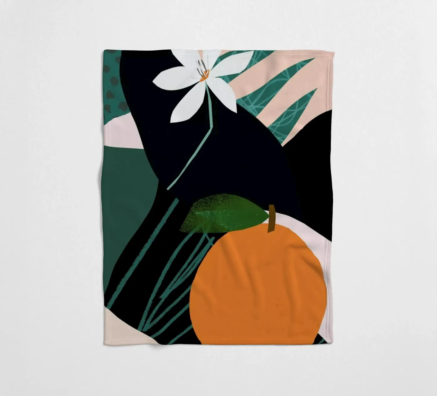 Orange fleecedeken van Tom Abbiss Smith