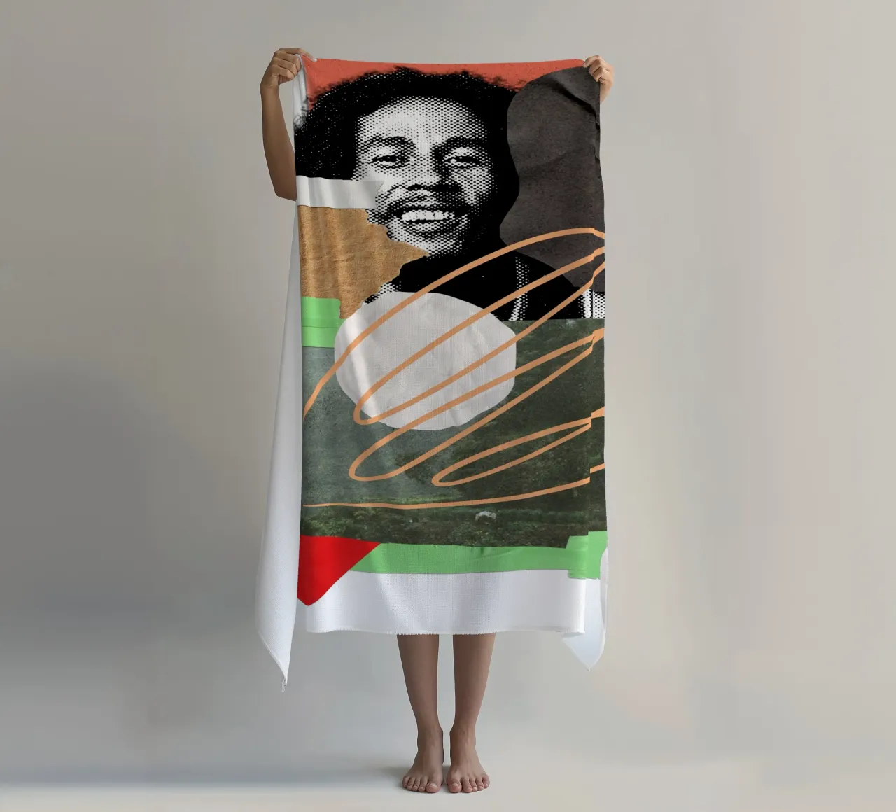 bob collage abstract telo mare da ramosashop