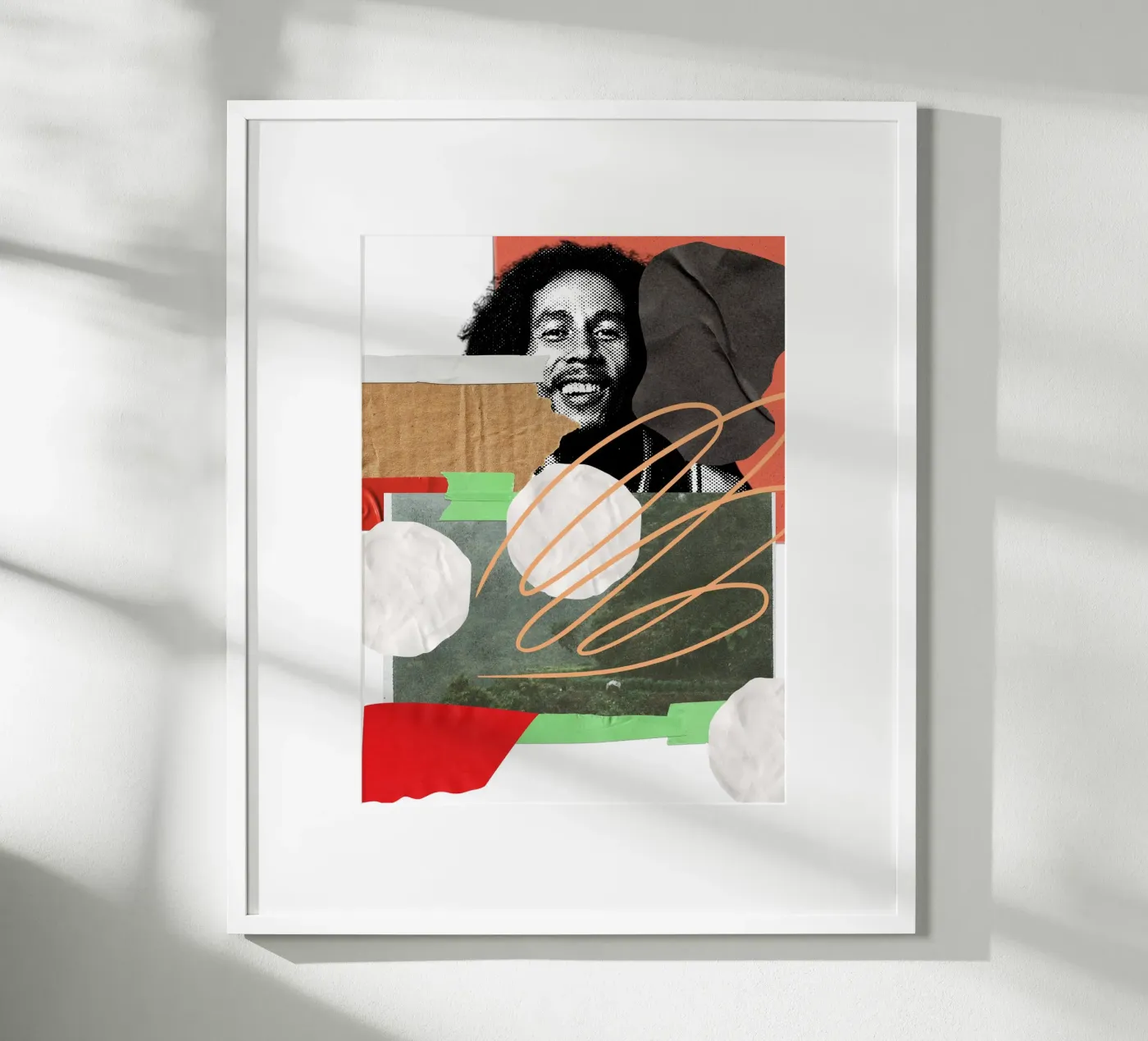 bob collage abstract poster da ramosashop
