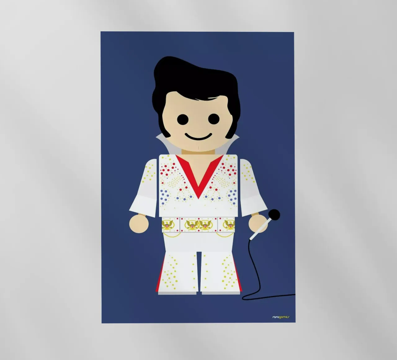 Elvis Toy pellicola backlit da Rafa Gomes