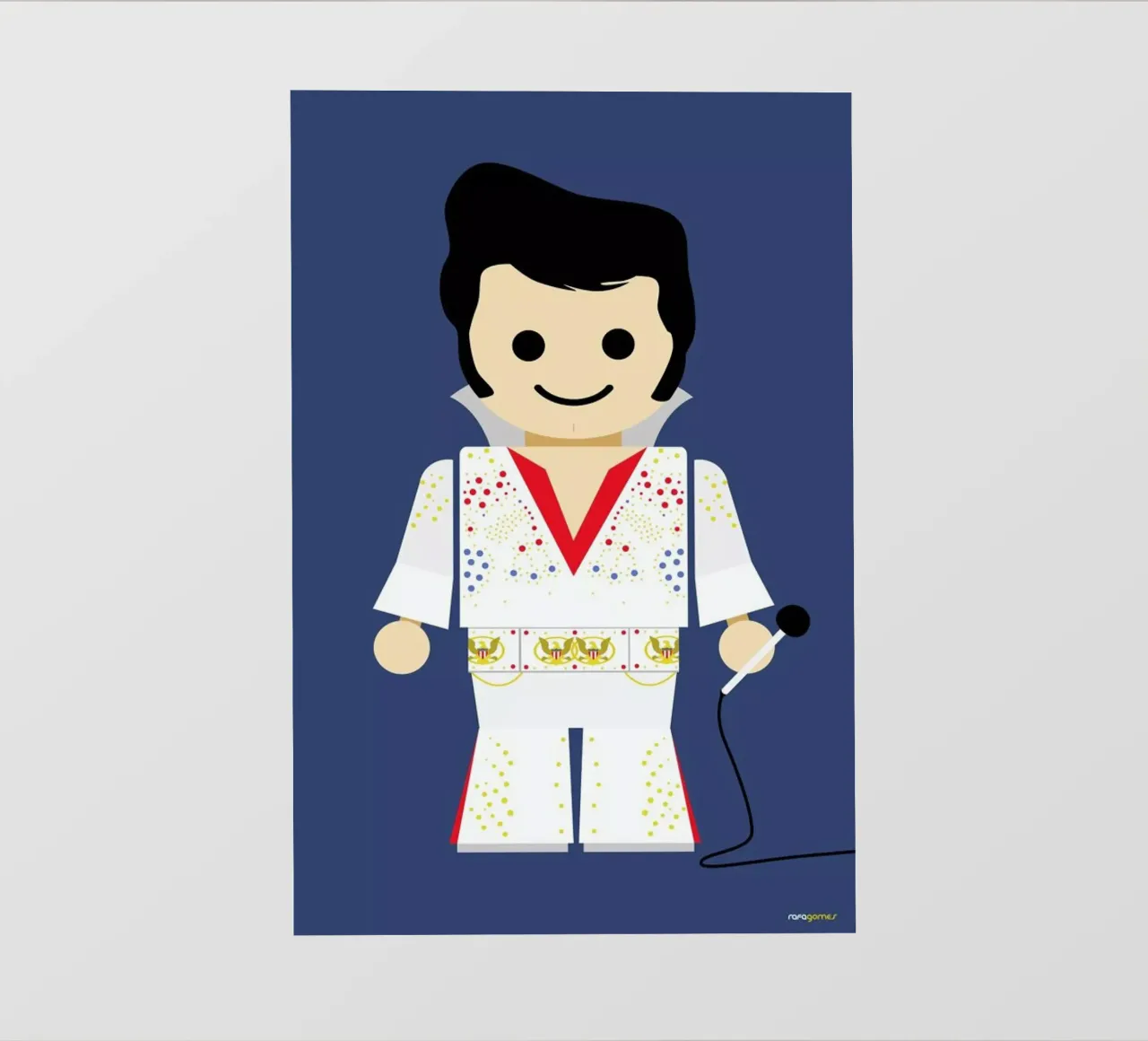 Elvis Toy pellicola backlit da Rafa Gomes