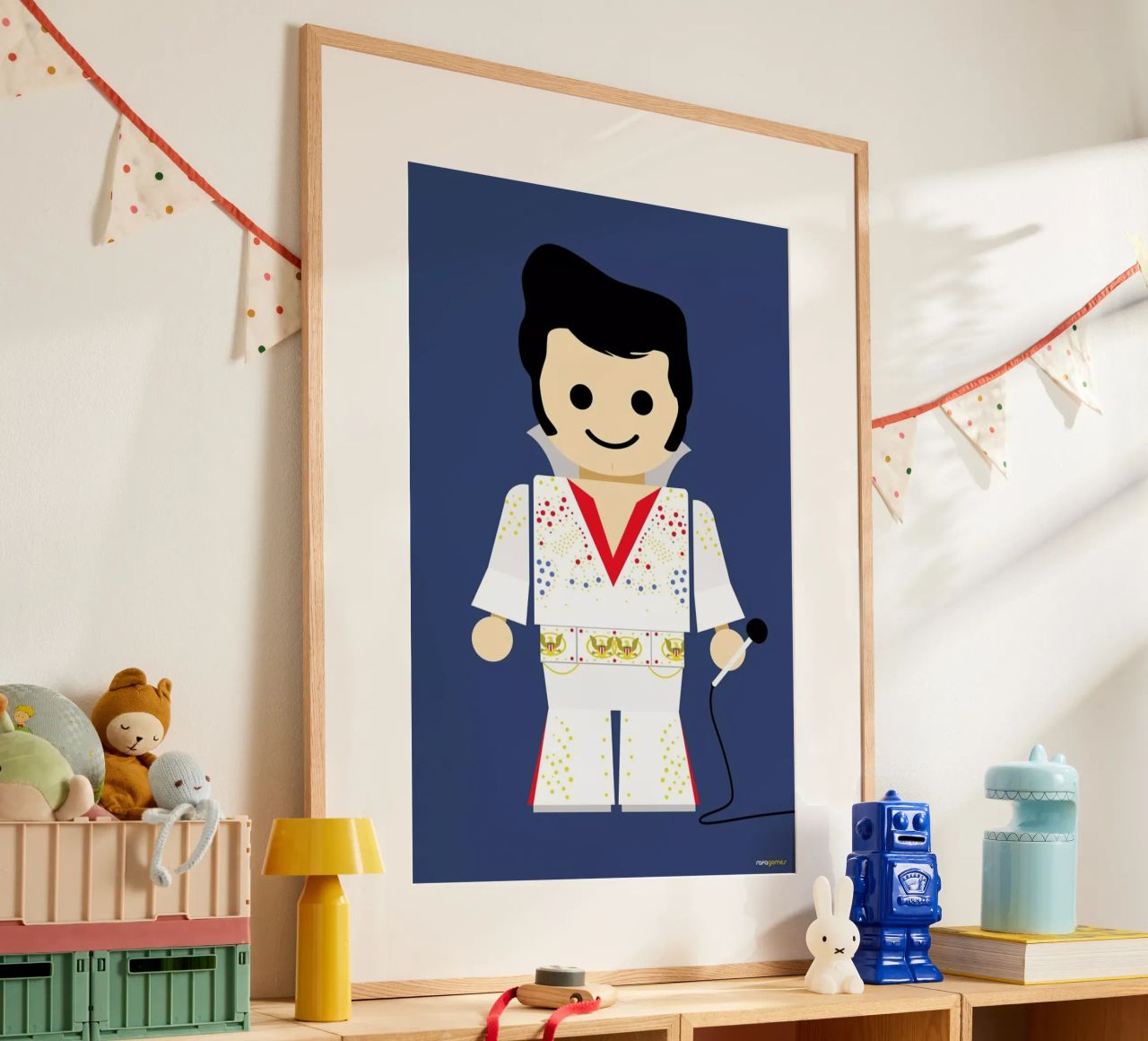 Elvis Toy poster by Rafa Gomes