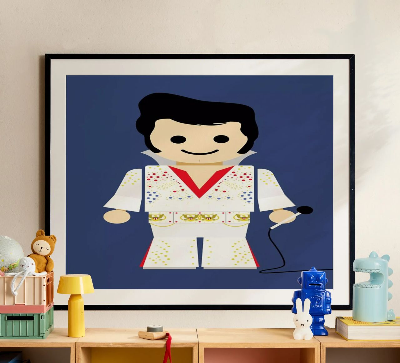 Elvis Toy poster by Rafa Gomes