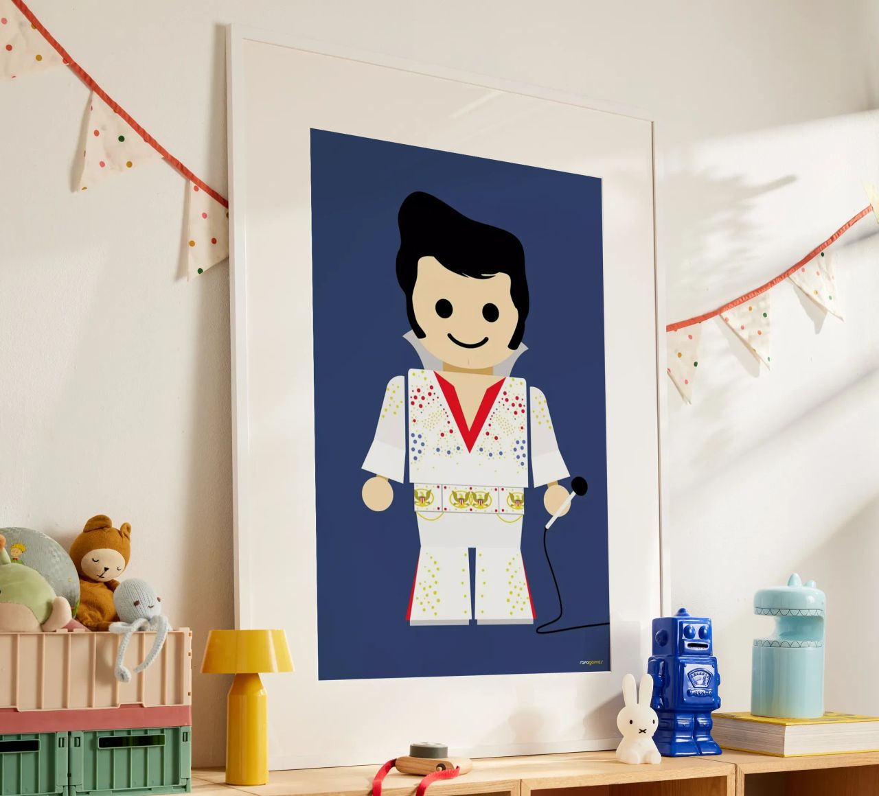 Elvis Toy poster by Rafa Gomes