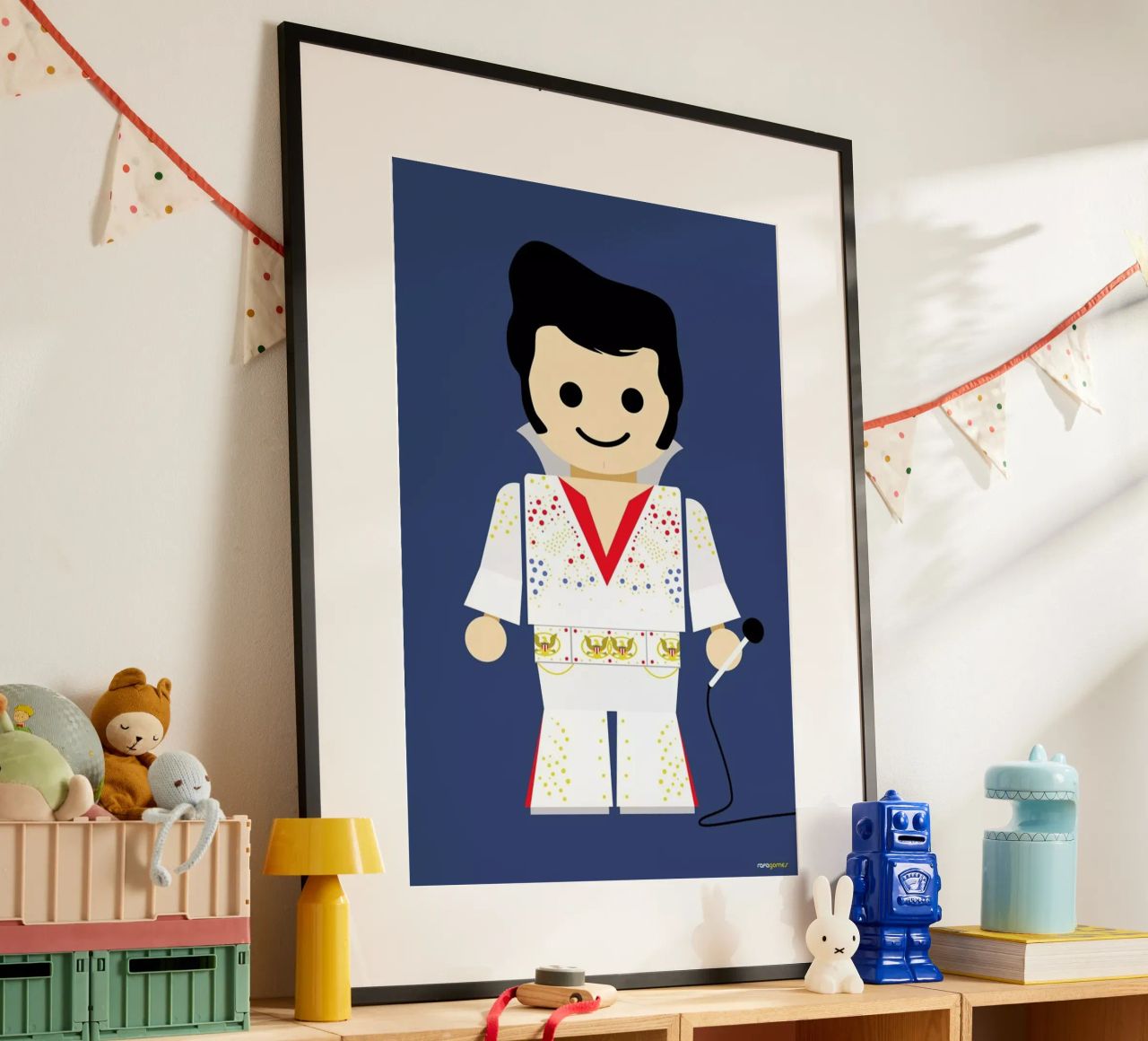 Elvis Toy poster by Rafa Gomes