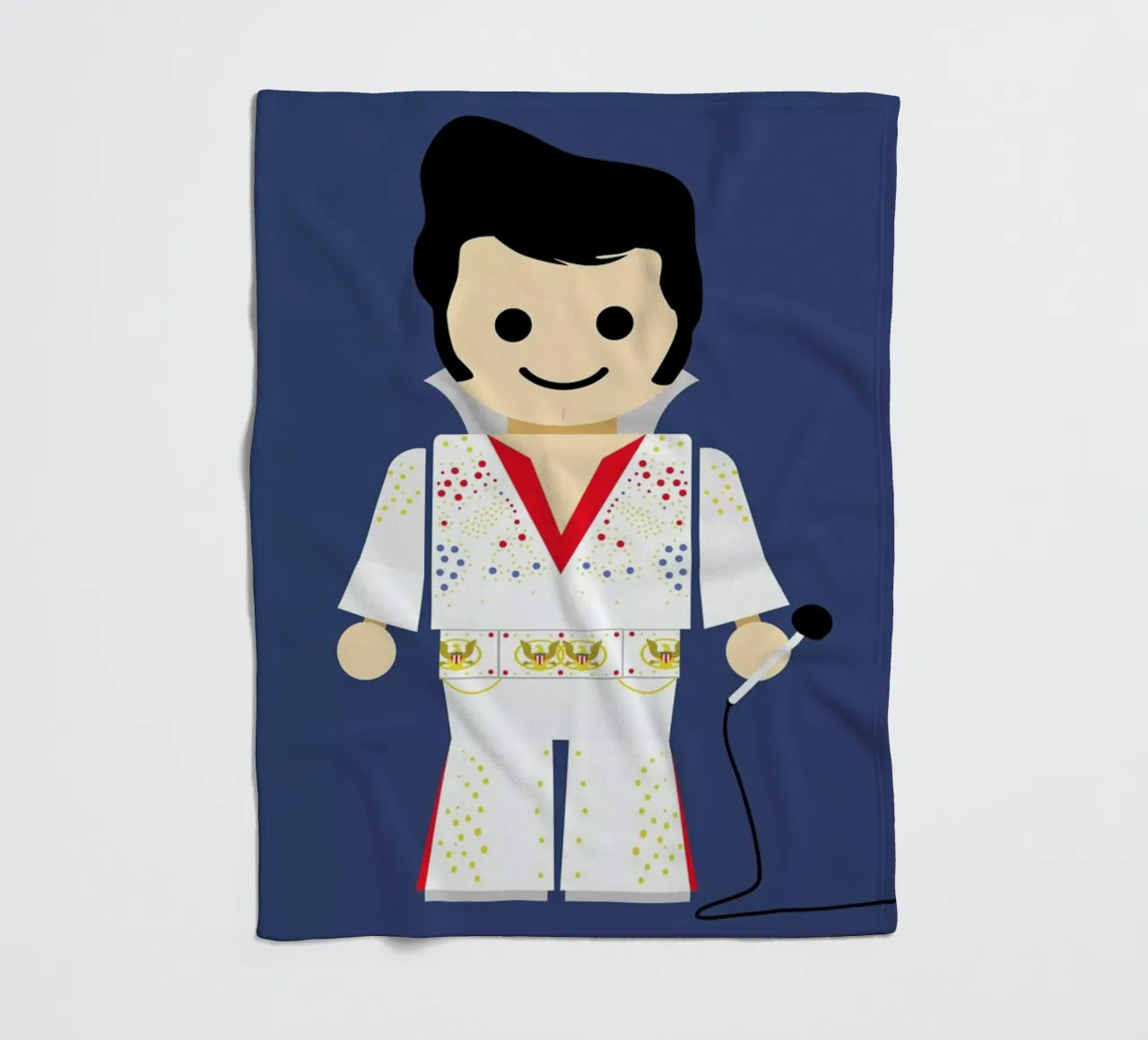 Elvis Toy coperta in pile da Rafa Gomes