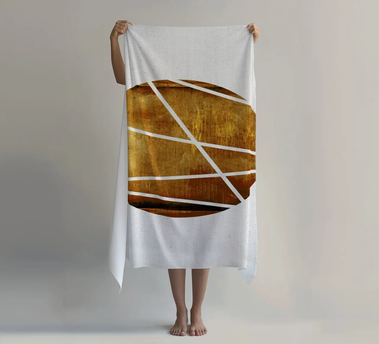 Circle beach towel by Froilein Juno
