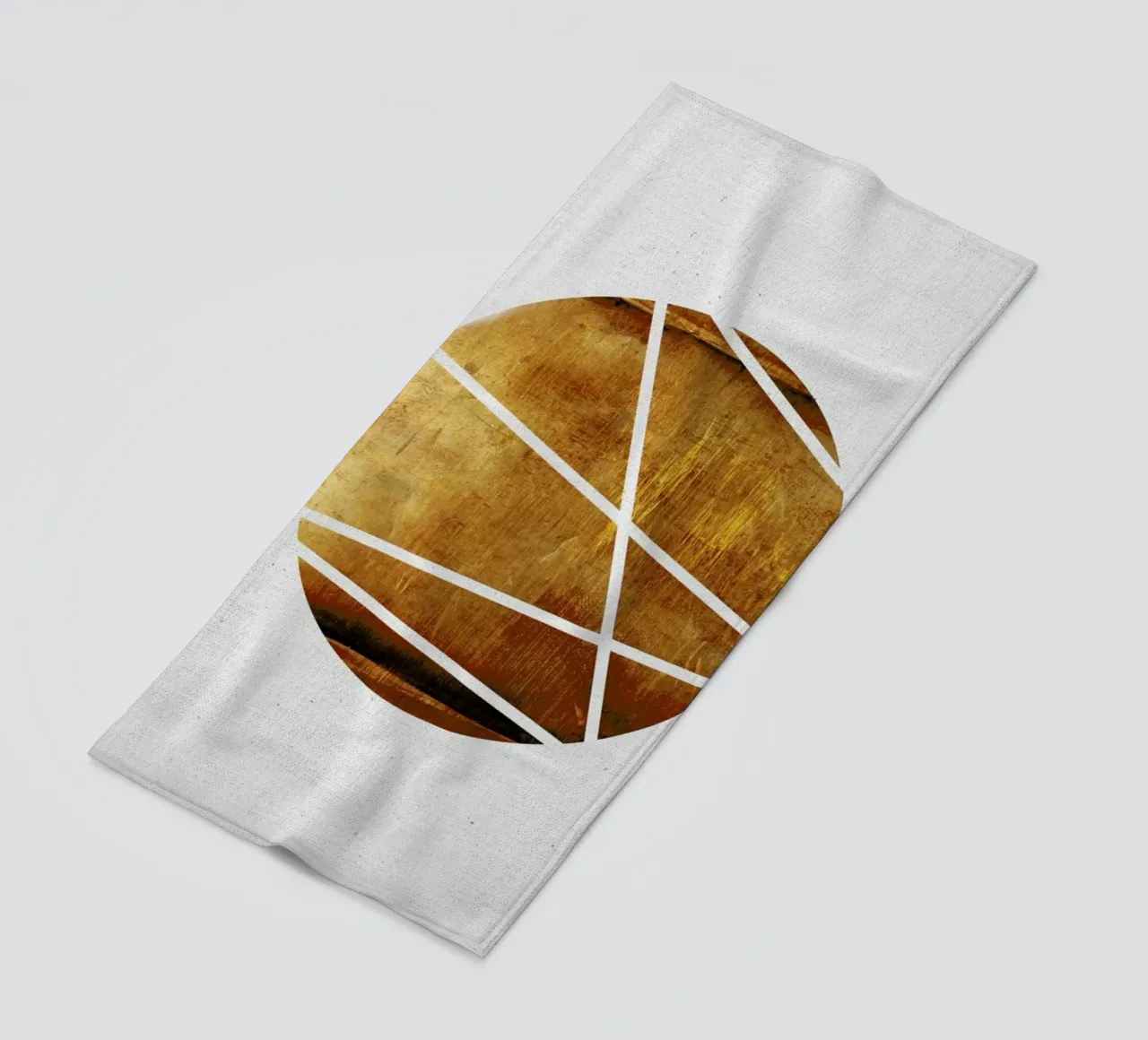 Circle beach towel by Froilein Juno
