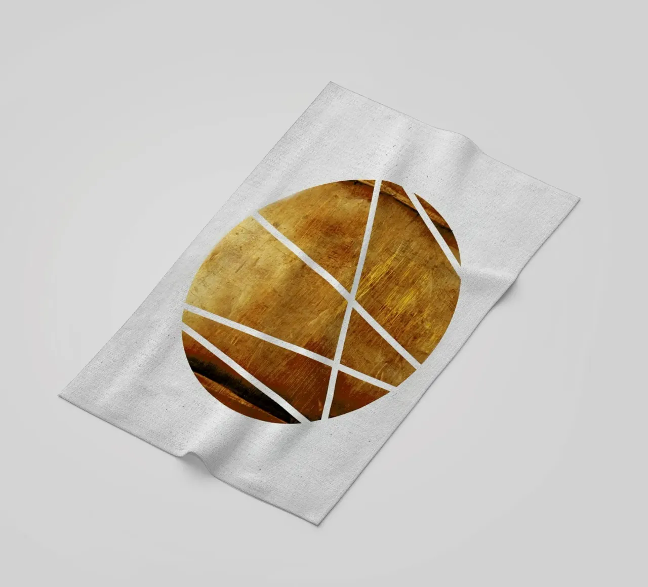 Circle beach towel by Froilein Juno