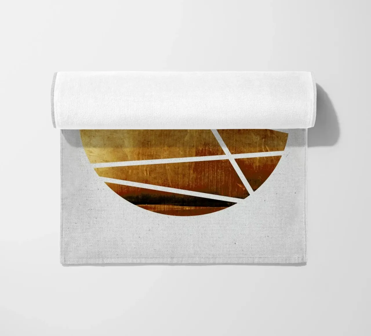 Circle beach towel by Froilein Juno