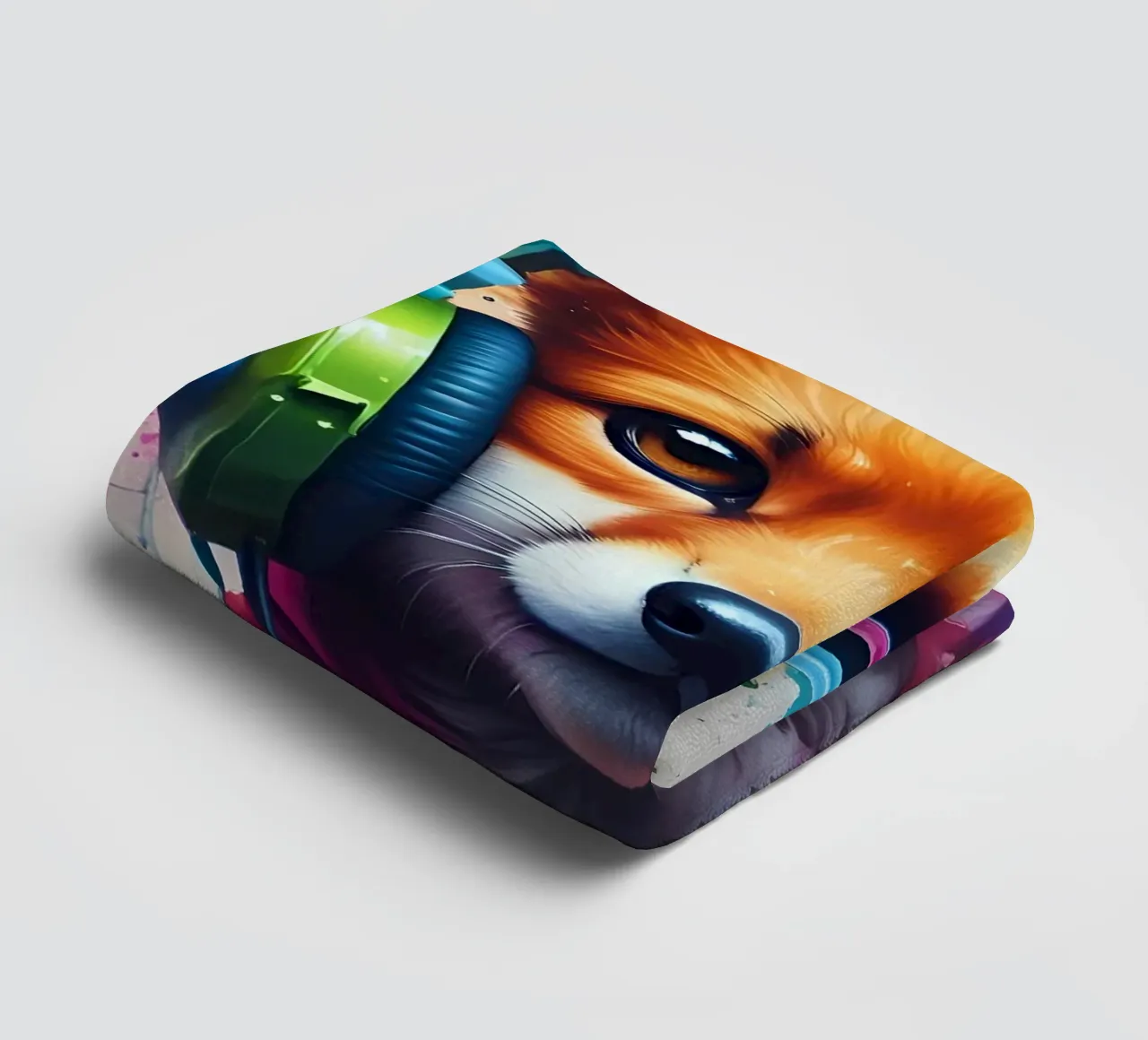 Baby foxy in cuffia asciugamano da bagno da MakArena