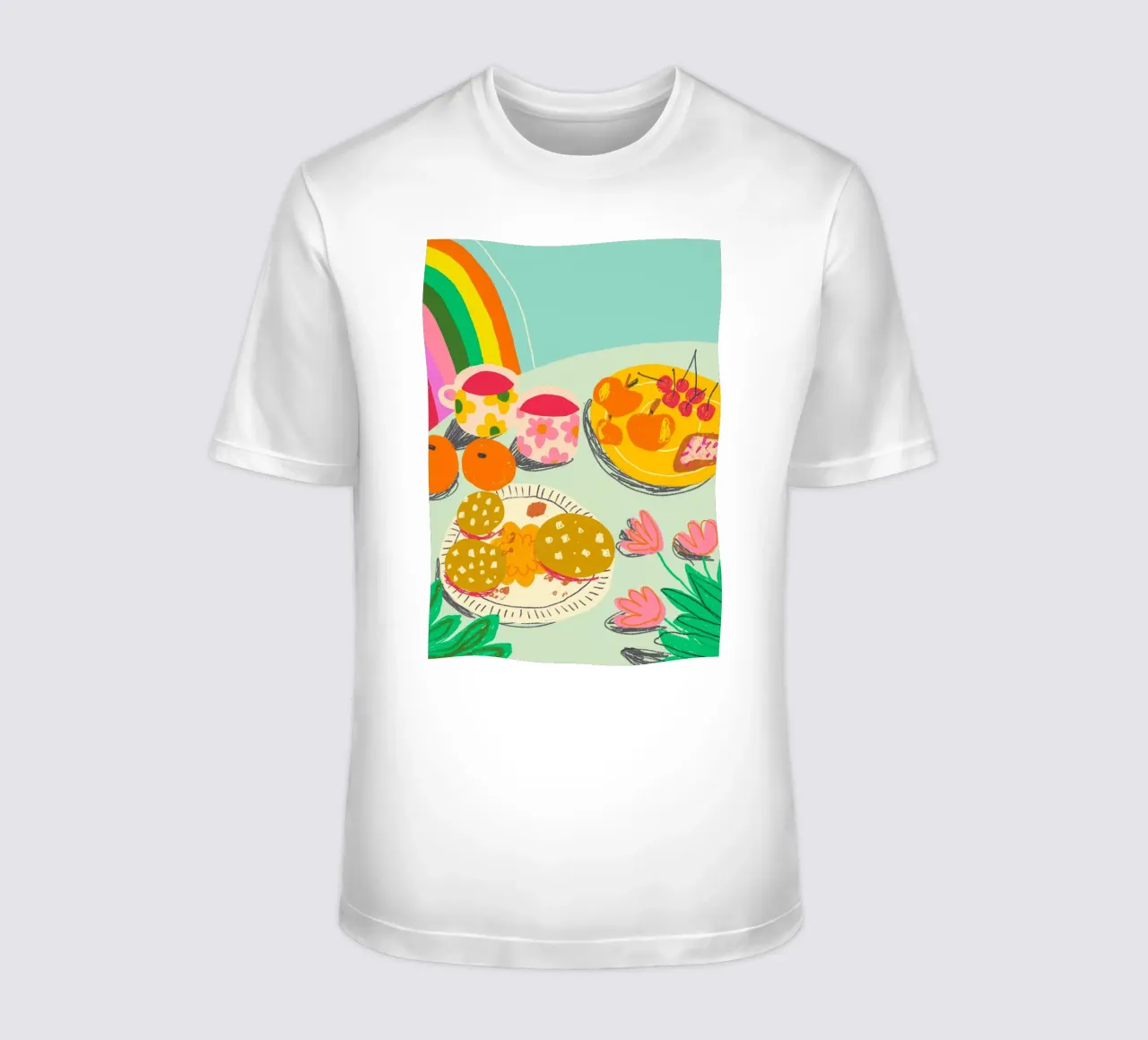 Rainbow cafe t-shirt da GigiRosado
