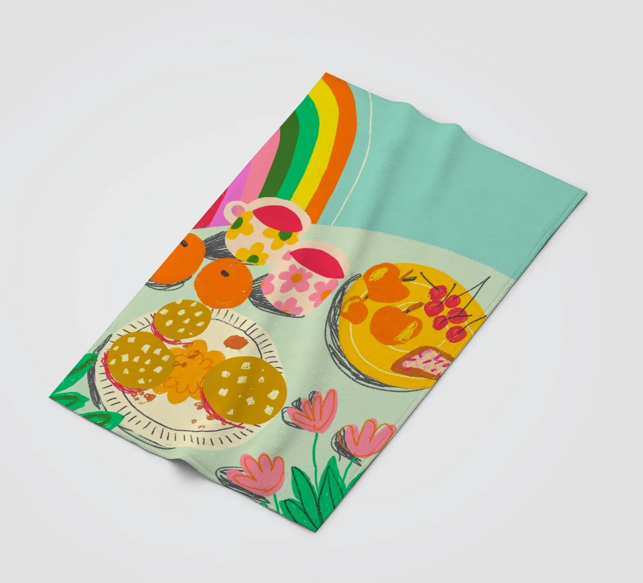 Rainbow cafe coperta in pile da GigiRosado