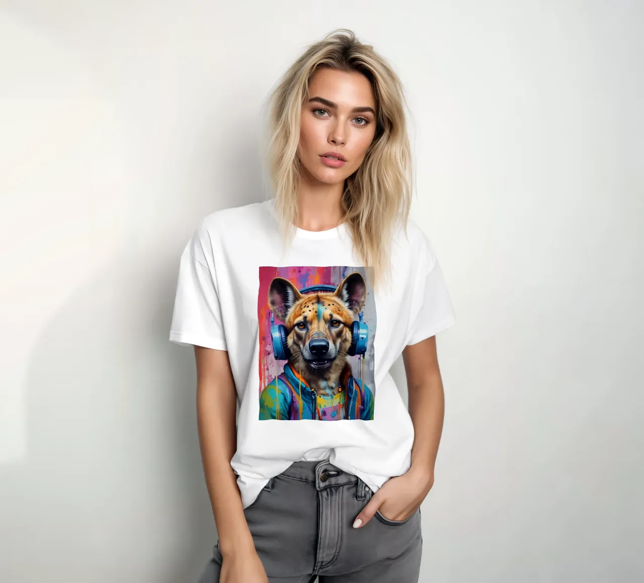 Iena con cuffie t-shirt da MakArena