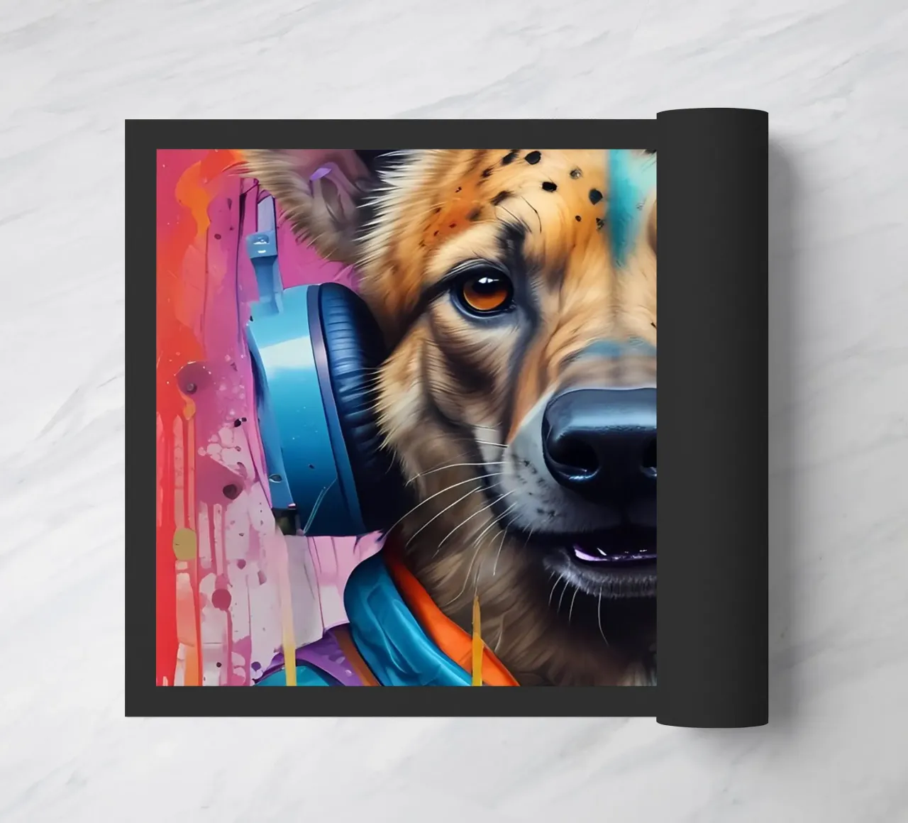 Iena con cuffie zerbino da MakArena