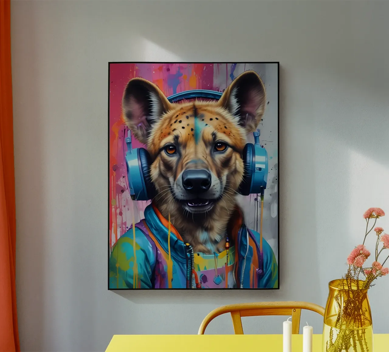 Iena con cuffie plexiglass da MakArena