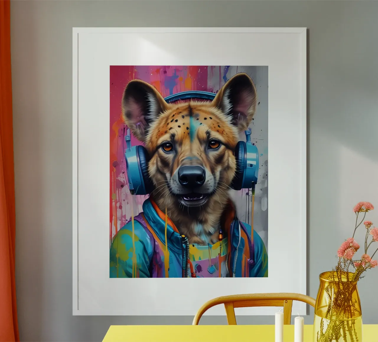 Iena con cuffie poster da MakArena