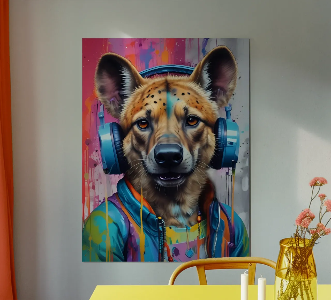 Iena con cuffie poster da MakArena