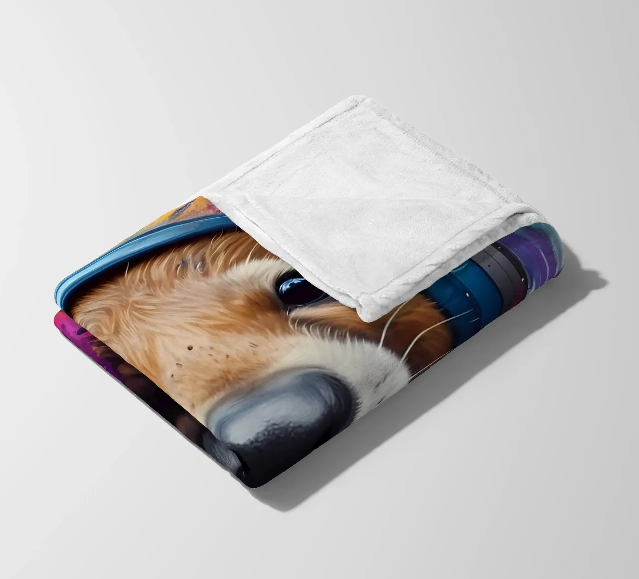 Cavia in cuffia coperta in pile da MakArena