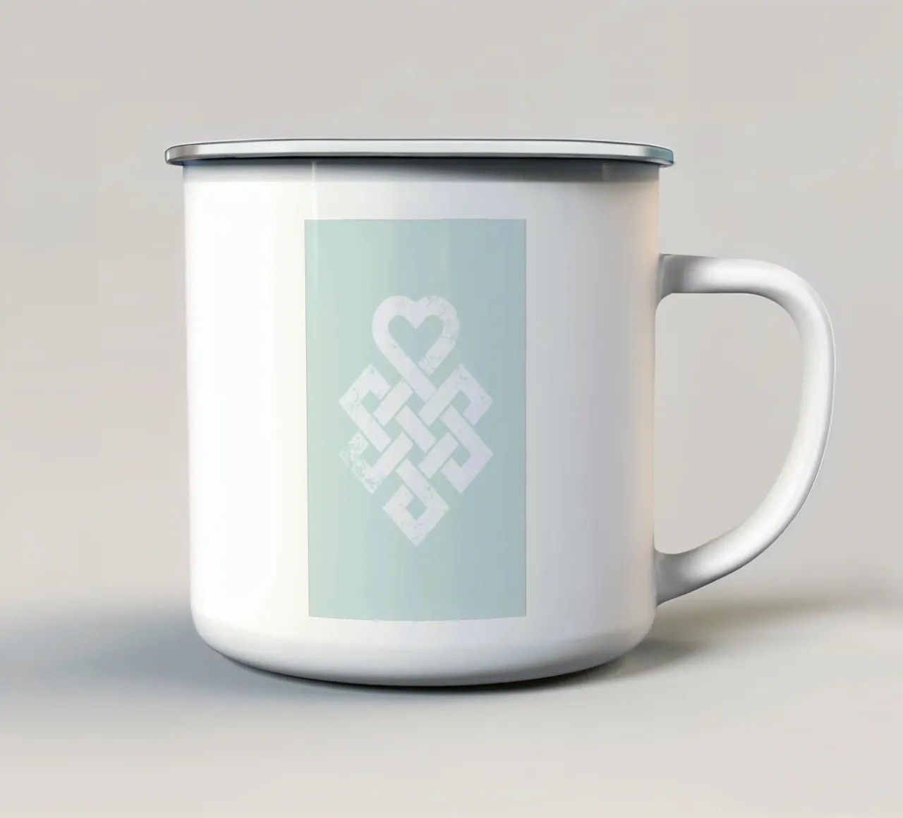 Heart Symbol tazza in smalto da LeDieg
