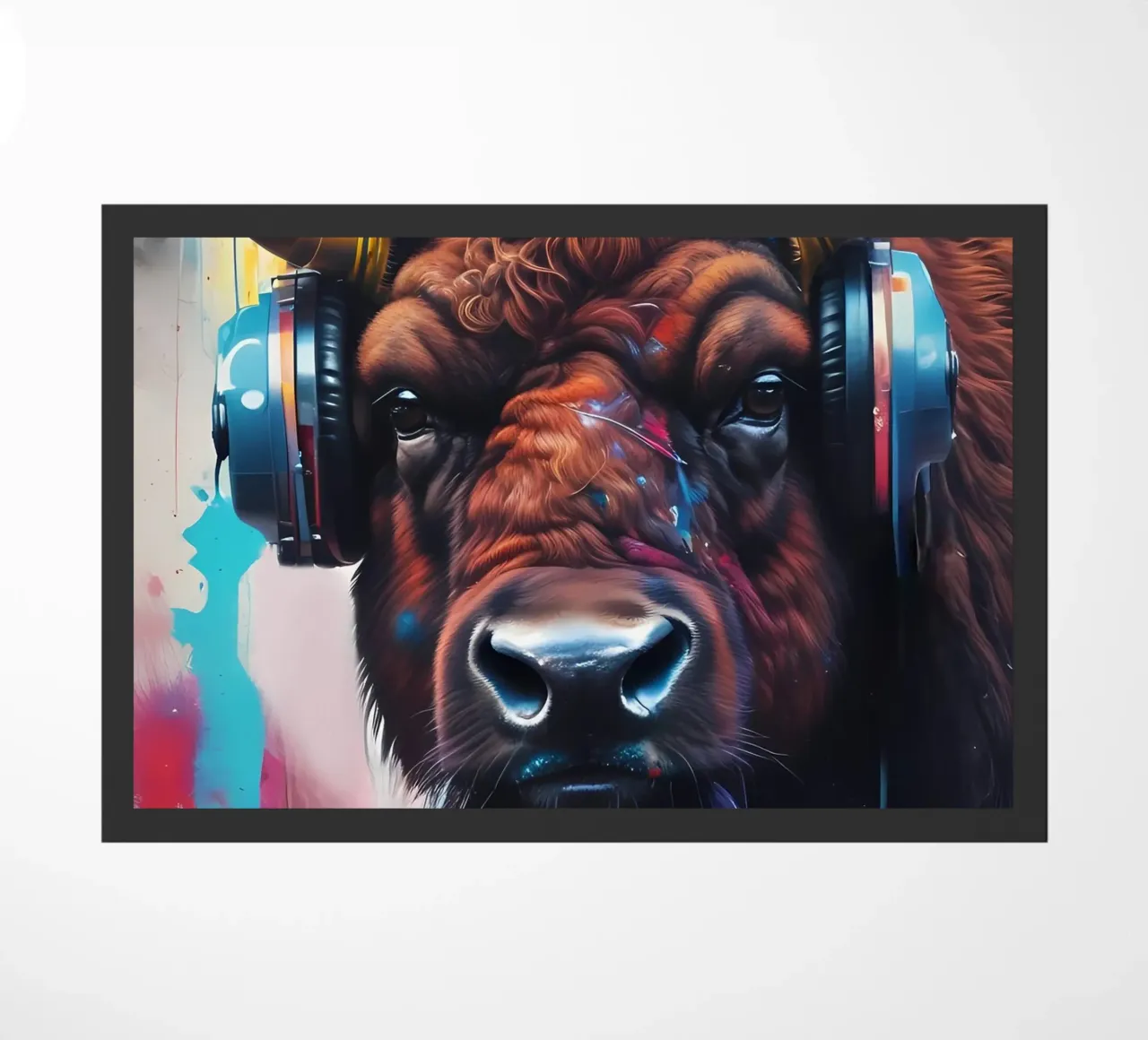 Bisonte in cuffia zerbino da MakArena